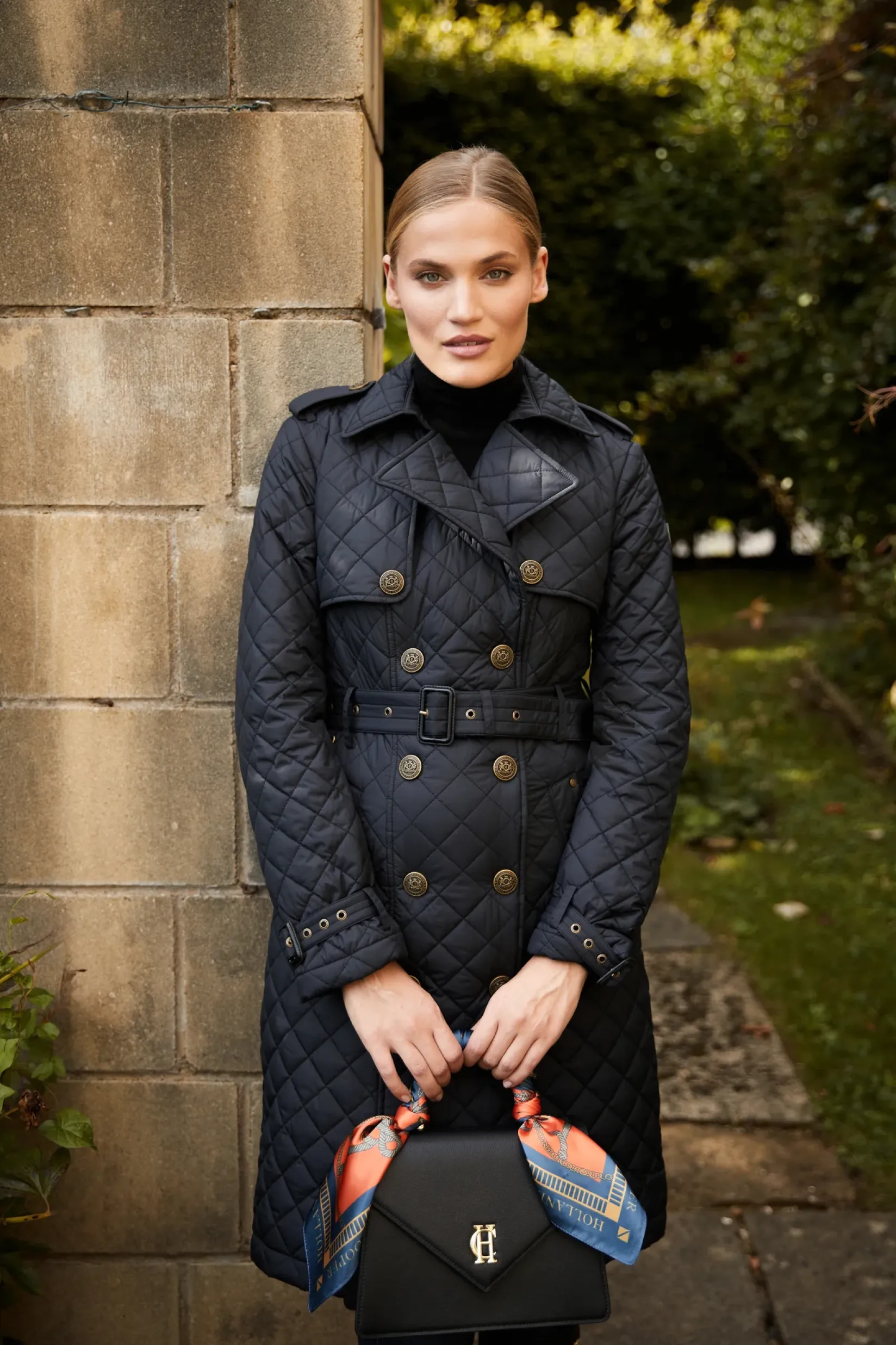 Holland Cooper The Perfect Gesture|Crossbody Bags-Dowdeswell Scarf Bag Black