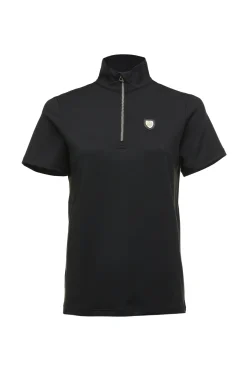 Holland Cooper Training Wear-Elite Short Sleeve Base Layer Black