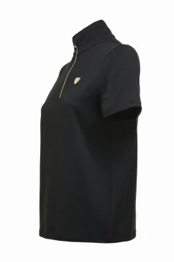 Holland Cooper Training Wear-Elite Short Sleeve Base Layer Black