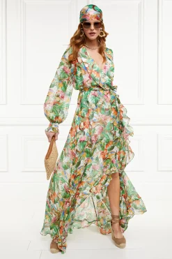 Holland Cooper Dresses-Ellisa Maxi Dress St Lucia