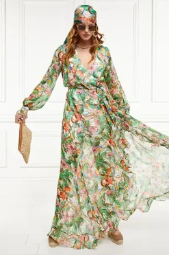 Holland Cooper Dresses-Ellisa Maxi Dress St Lucia