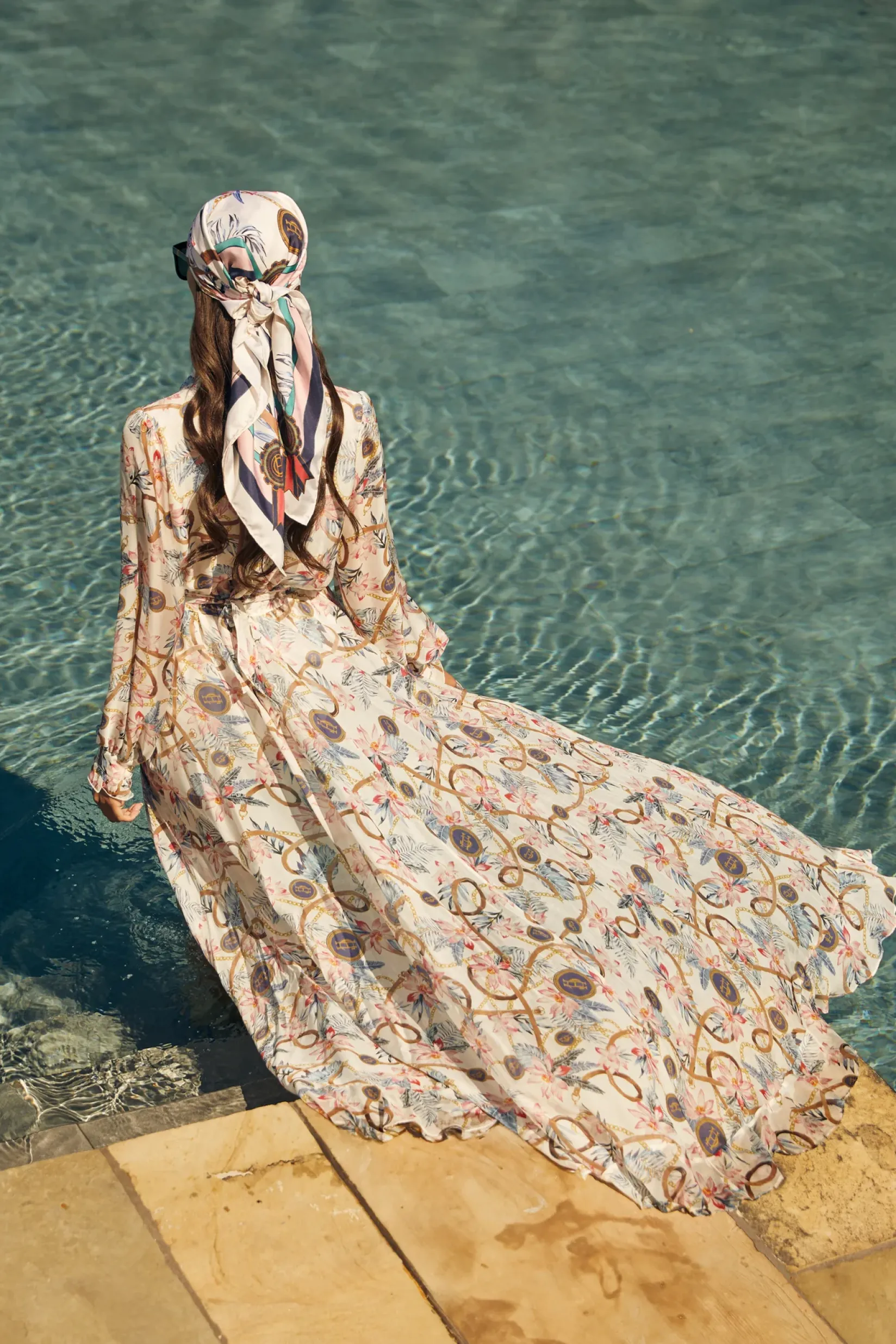 Holland Cooper Dresses-Ellisa Maxi Dress Seychelles