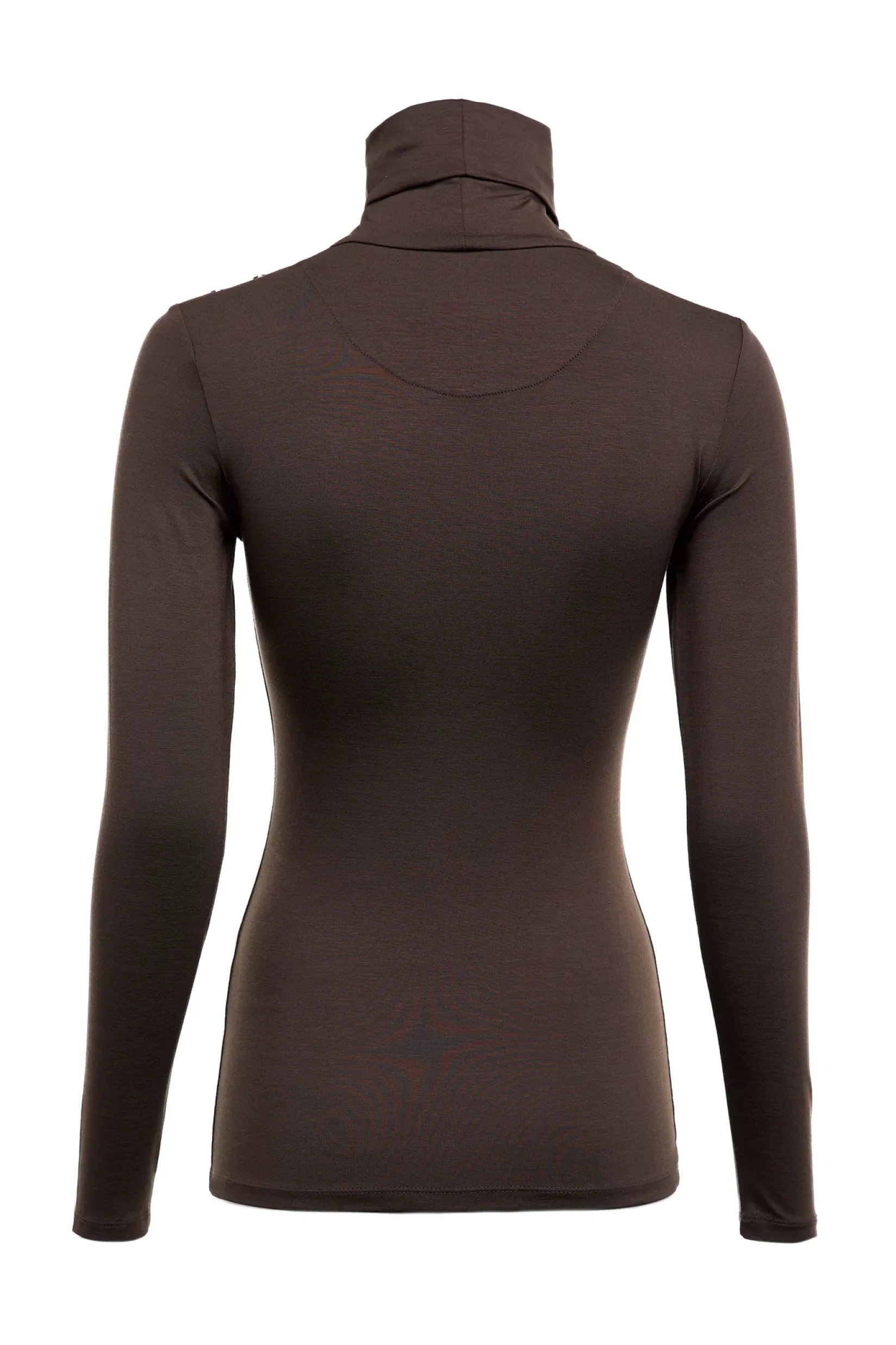 Holland Cooper Gifts For Her|Tops-Essential Roll Neck Coffee