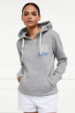 Holland Cooper Hoodies|Casualwear-Events Hoodie Grey Marl