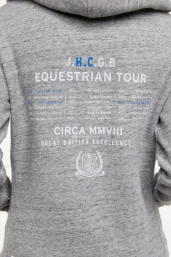 Holland Cooper Hoodies|Casualwear-Events Hoodie Grey Marl