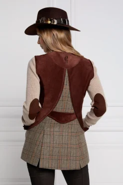 Holland Cooper Gilets|Country Collection-Field Vest Bourbon Tweed