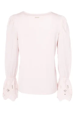Holland Cooper Shirts & Blouses|Shop By Product-Francesca Jersey Blouse Palest Pink