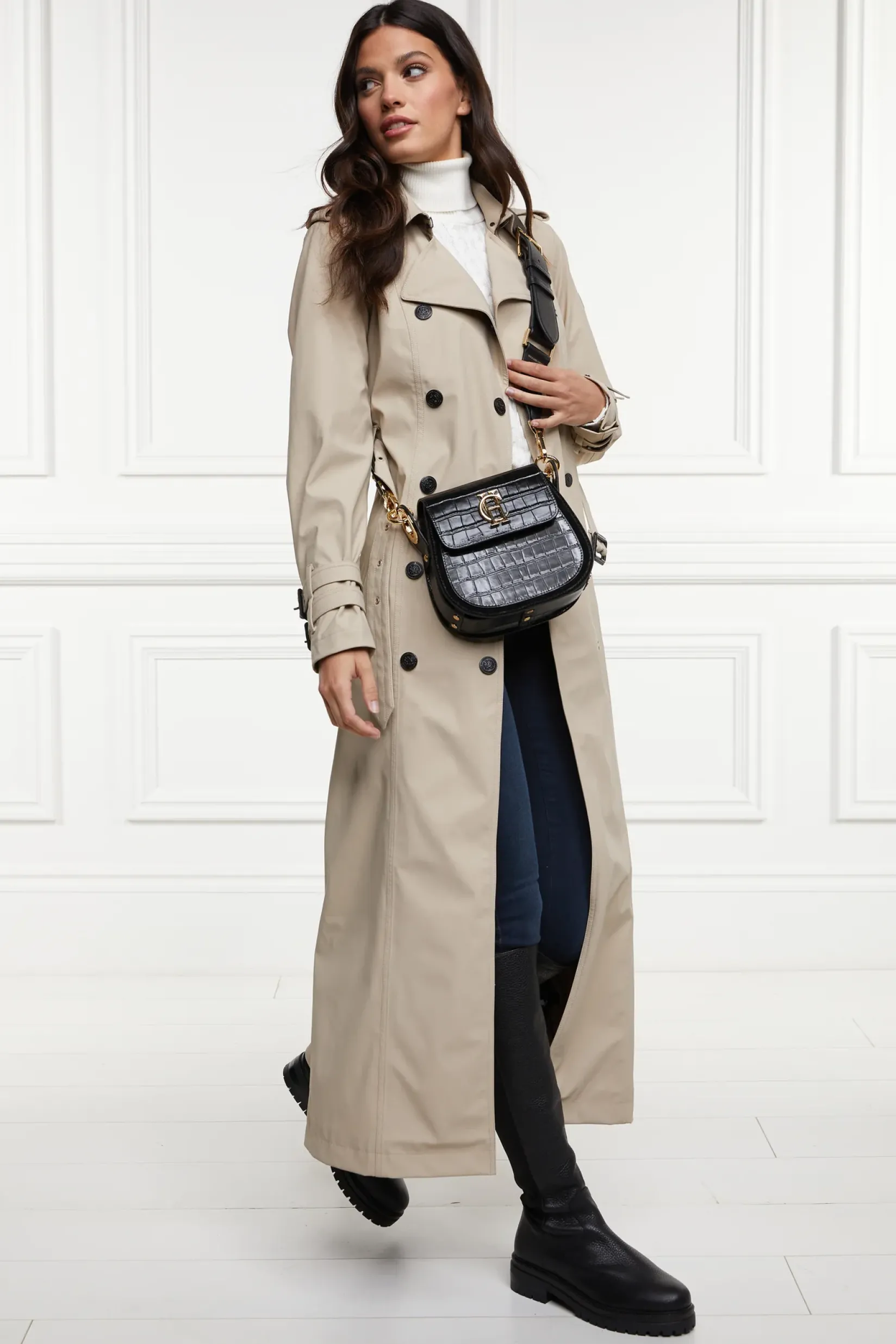 Holland Cooper Coats|Shop By Product-Full Length Kendal Waterproof Trench Coat