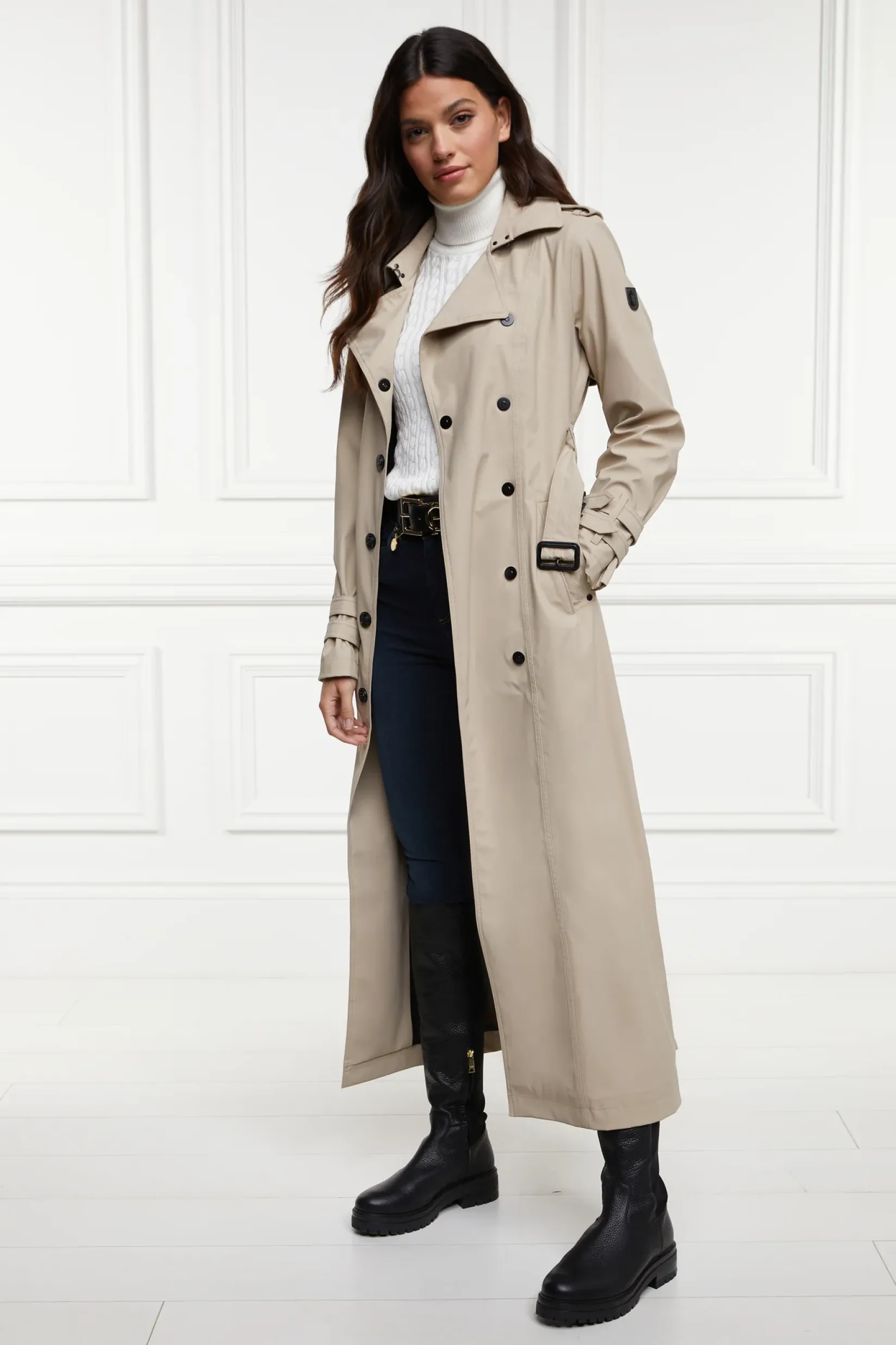 Holland Cooper Coats|Shop By Product-Full Length Kendal Waterproof Trench Coat