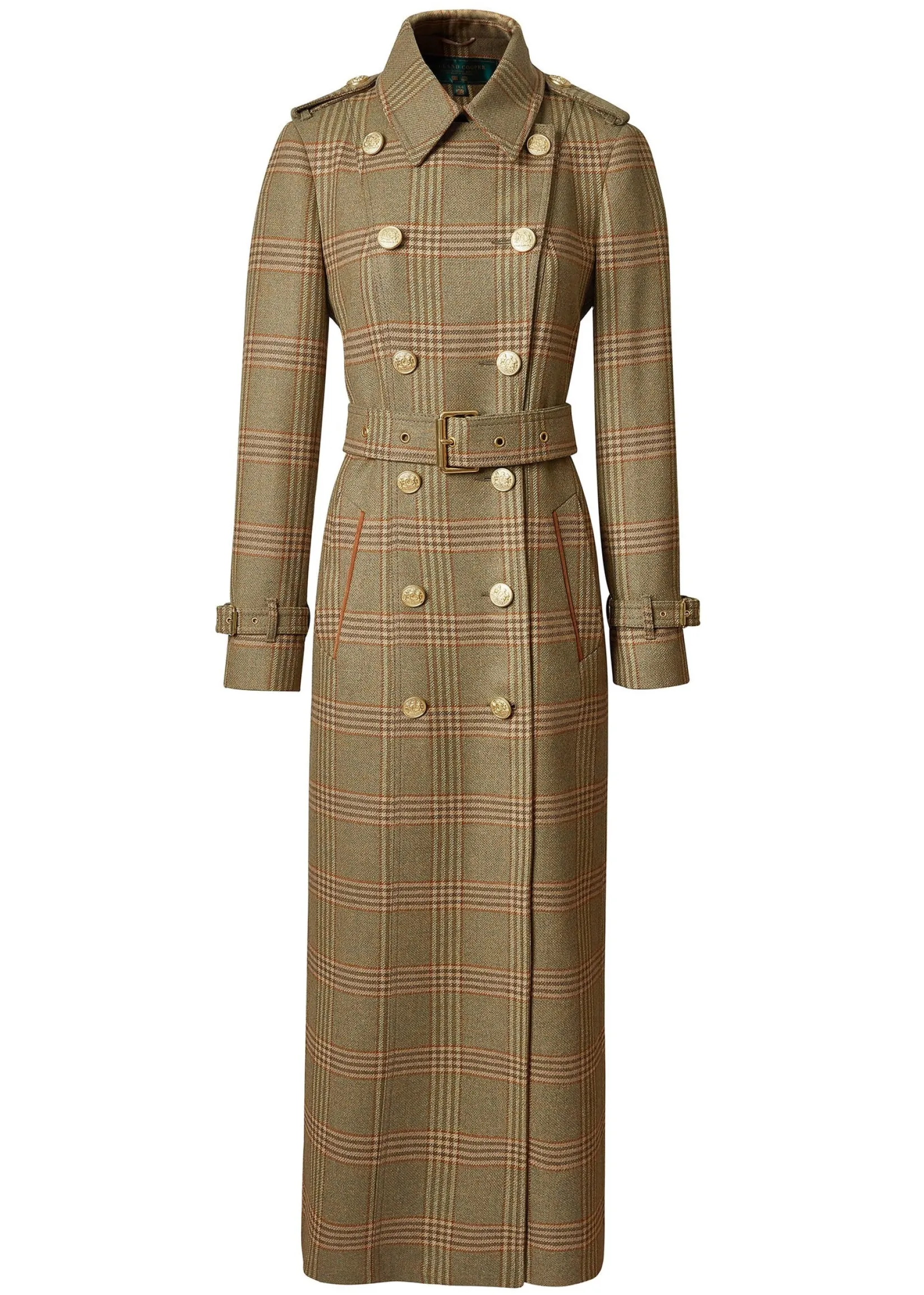 Holland Cooper Trench Coats|Coats-Full Length Marlborough Trench Coat Leveret