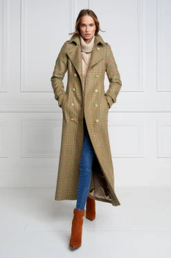 Holland Cooper Trench Coats|Coats-Full Length Marlborough Trench Coat Leveret