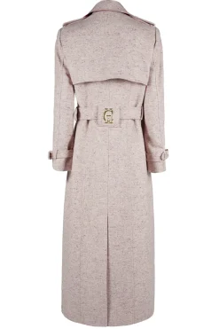Holland Cooper Trench Coats|Coats-Full Length Marlborough Trench Coat Anniversary Pink