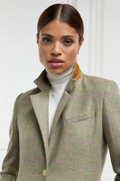 Holland Cooper Coats-Full Length Regency Coat Chartwell Check