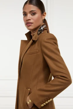 Holland Cooper Coats|In Stock Tailoring-Full Length Regency Coat Dark Camel