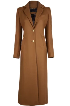 Holland Cooper Coats|In Stock Tailoring-Full Length Regency Coat Dark Camel