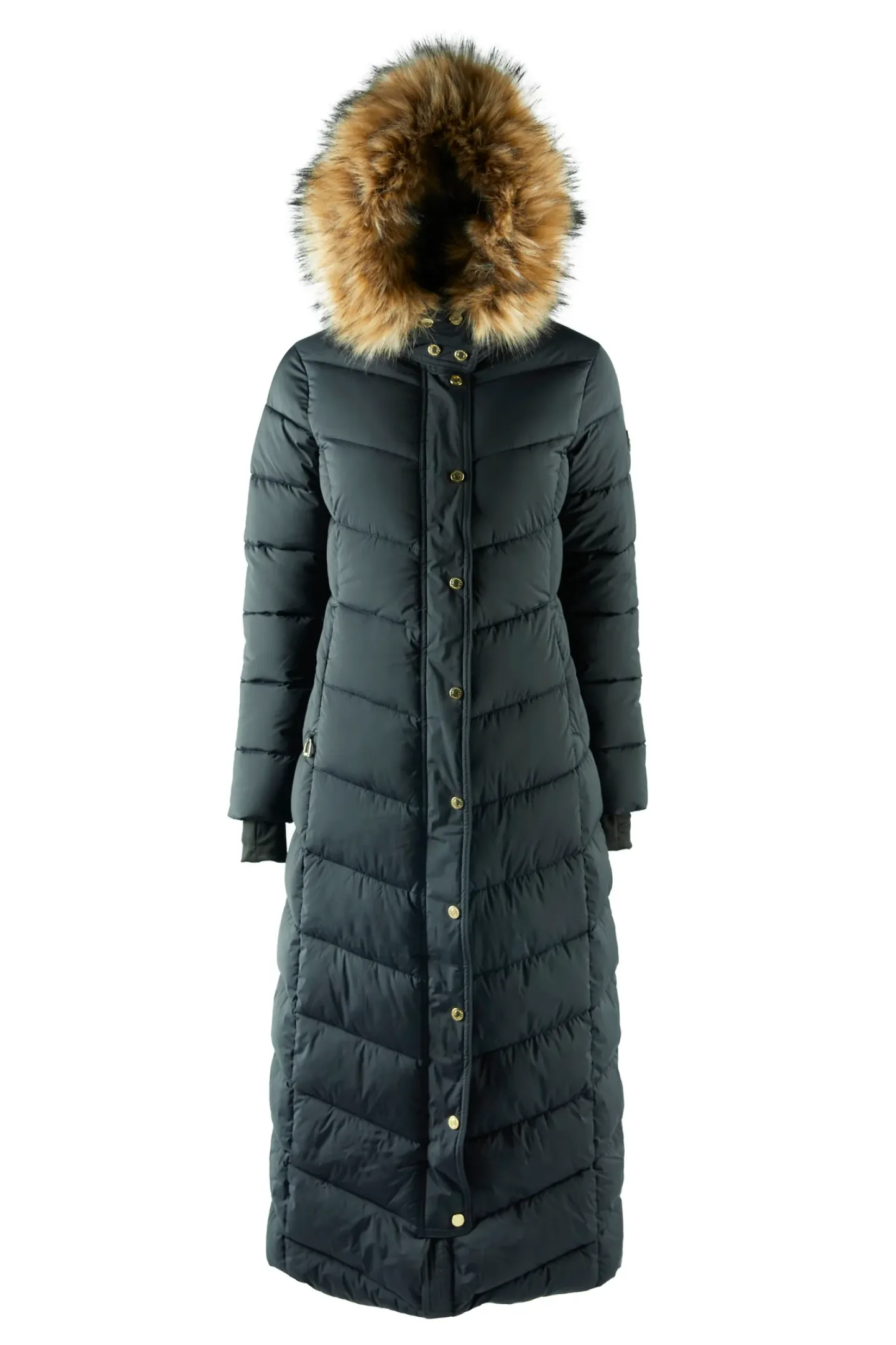 Holland Cooper Coats|The Cosy Collection-Glacier Full Length Puffer Ink Navy