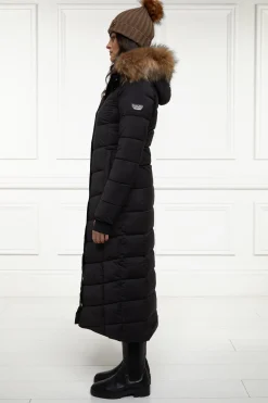 Holland Cooper Coats|The Cosy Collection-Glacier Full Length Puffer Black