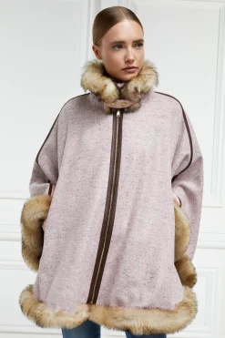 Holland Cooper Capes-Gold Label Chiltern Cape Anniversary Pink