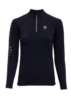 Holland Cooper Base Layers|Shop By Product-Halcot Thermal Base Layer Ink Navy