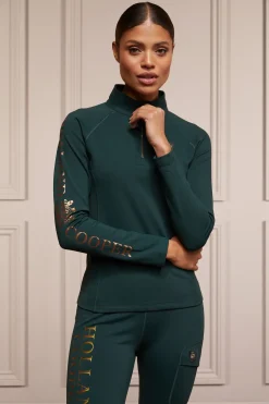 Holland Cooper Base Layers|At The Stables-Halcot Thermal Base Layer Petrol
