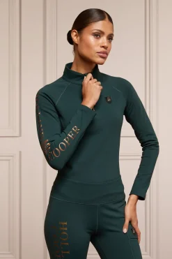 Holland Cooper Base Layers|At The Stables-Halcot Thermal Base Layer Petrol