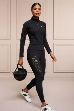 Holland Cooper Shop By Product|Training Wear-Halcot Thermal Legging Black