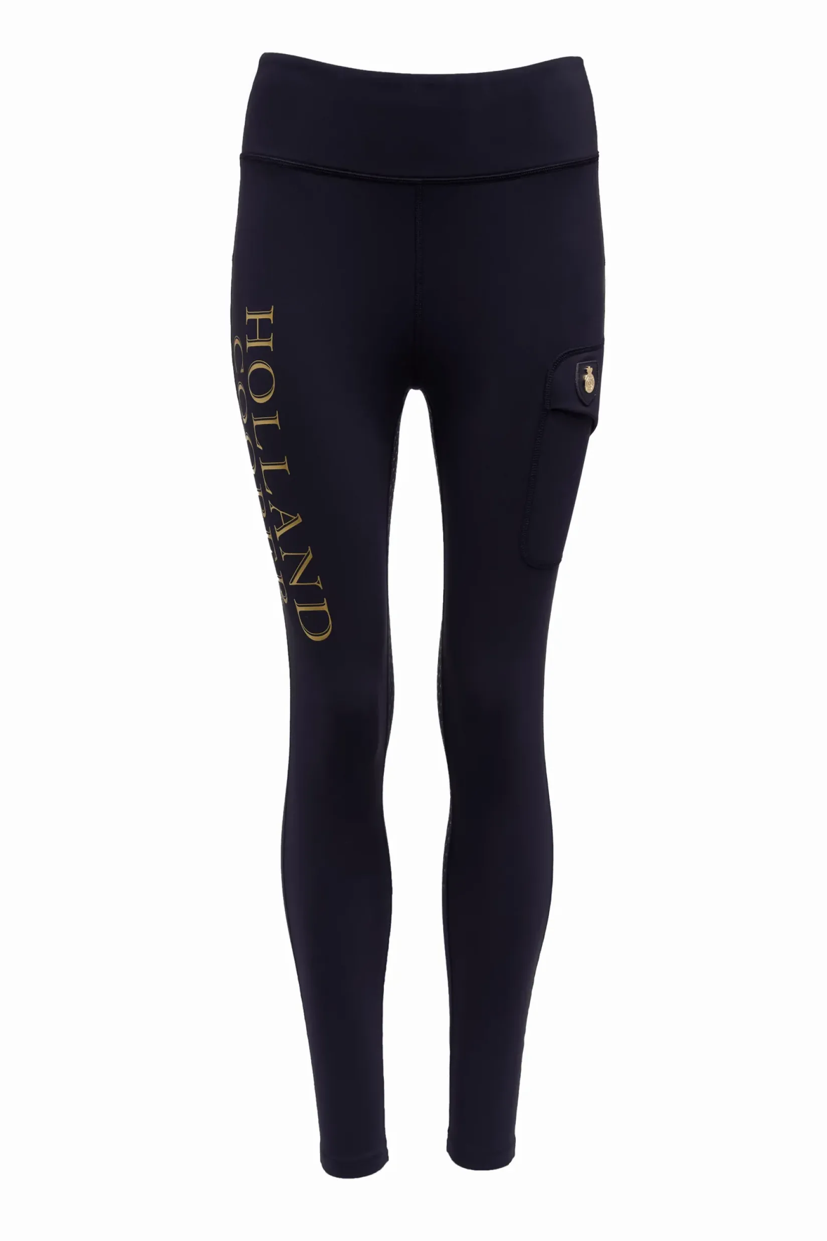 Holland Cooper Leggings|Equestrian Gifting-Halcot Thermal Legging Ink Navy