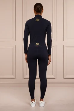Holland Cooper Leggings|Equestrian Gifting-Halcot Thermal Legging Ink Navy