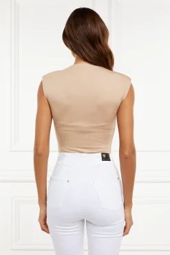 Holland Cooper Bodysuits-Harper Bodysuit Light Camel