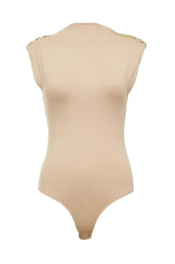 Holland Cooper Bodysuits-Harper Bodysuit Light Camel