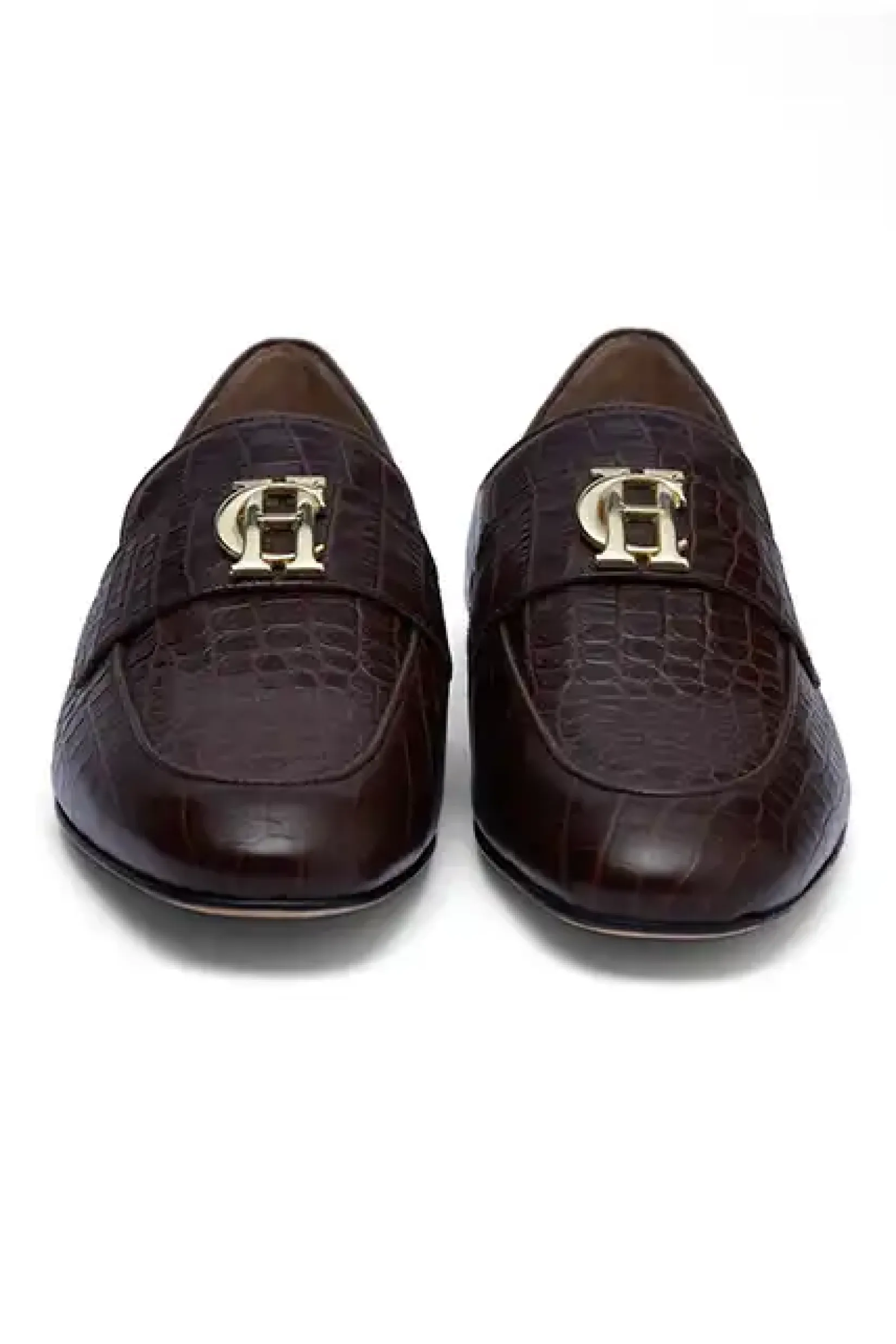Holland Cooper Loafers|Footwear-Harvard Loafer Chocolate Croc