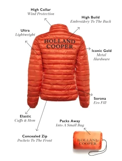 Holland Cooper Jackets|Shop By Product-Hawling Packable Jacket Neroli