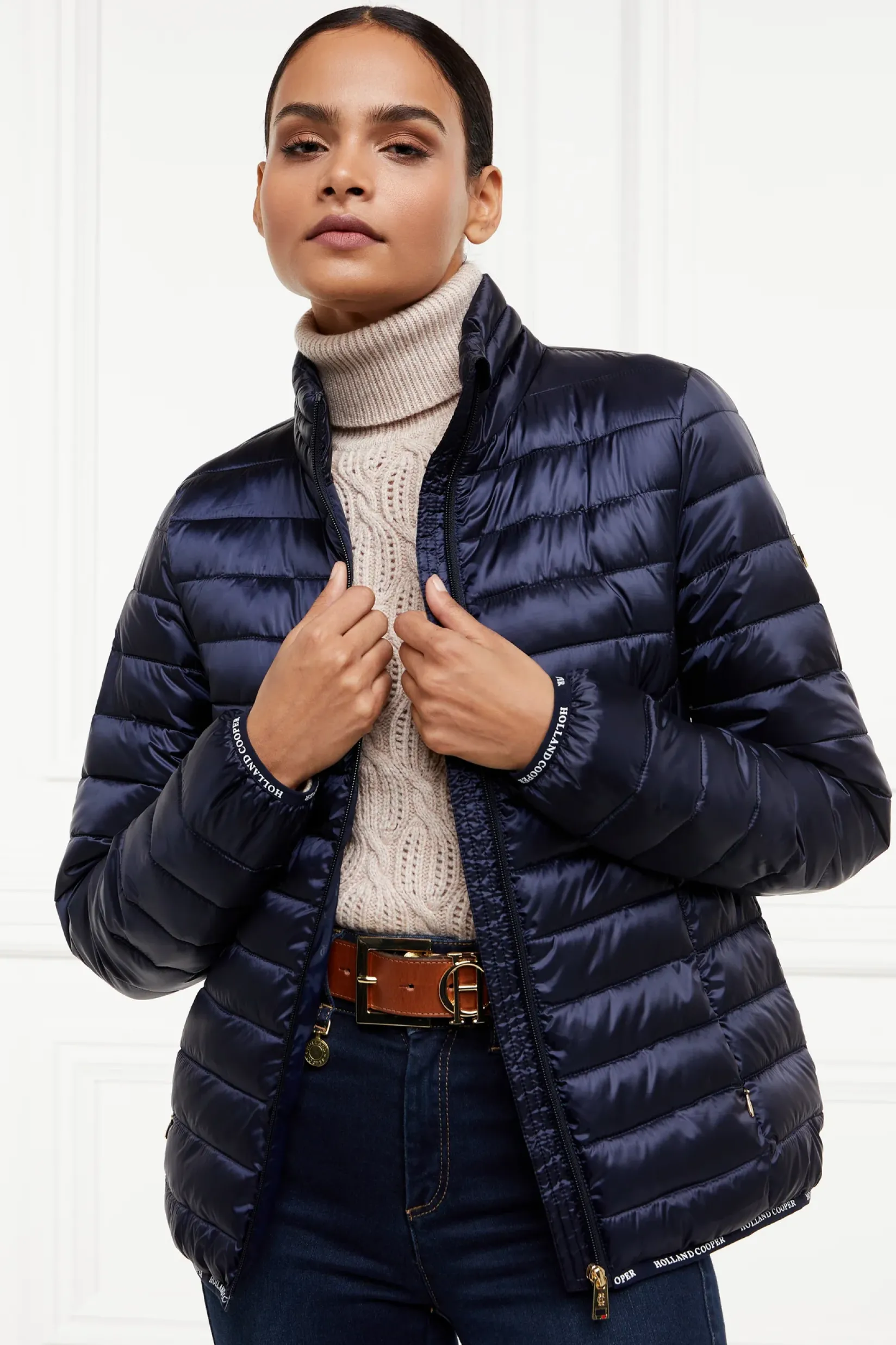 Holland Cooper Jackets|Shop By Product-Hawling Packable Jacket Ink Navy