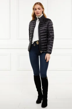 Holland Cooper Jackets|At The Stables-Hawling Packable Jacket Black