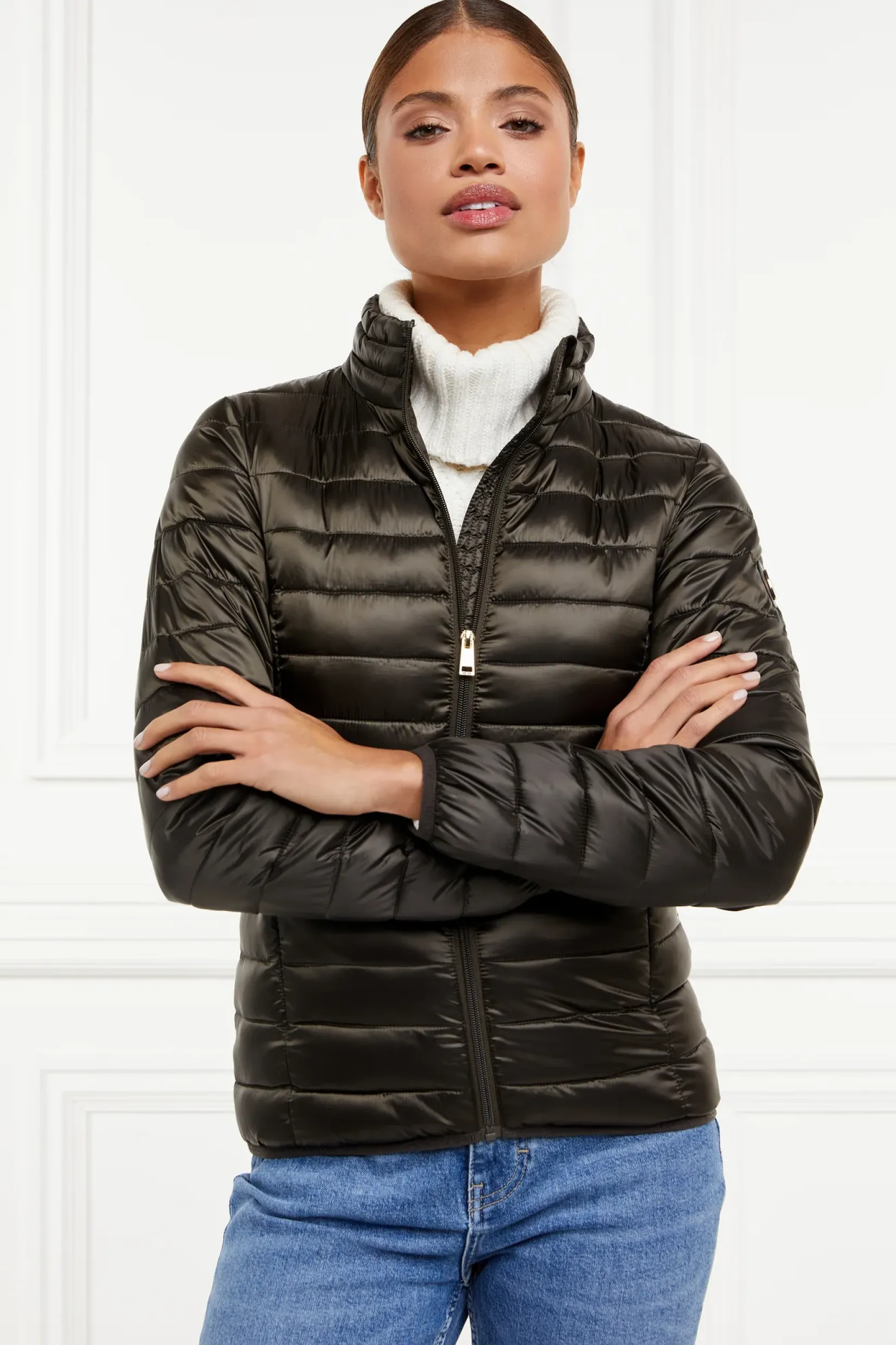 Holland Cooper Jackets|Training Wear-Hawling Packable Jacket Heritage Khaki