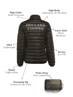 Holland Cooper Jackets|Training Wear-Hawling Packable Jacket Heritage Khaki