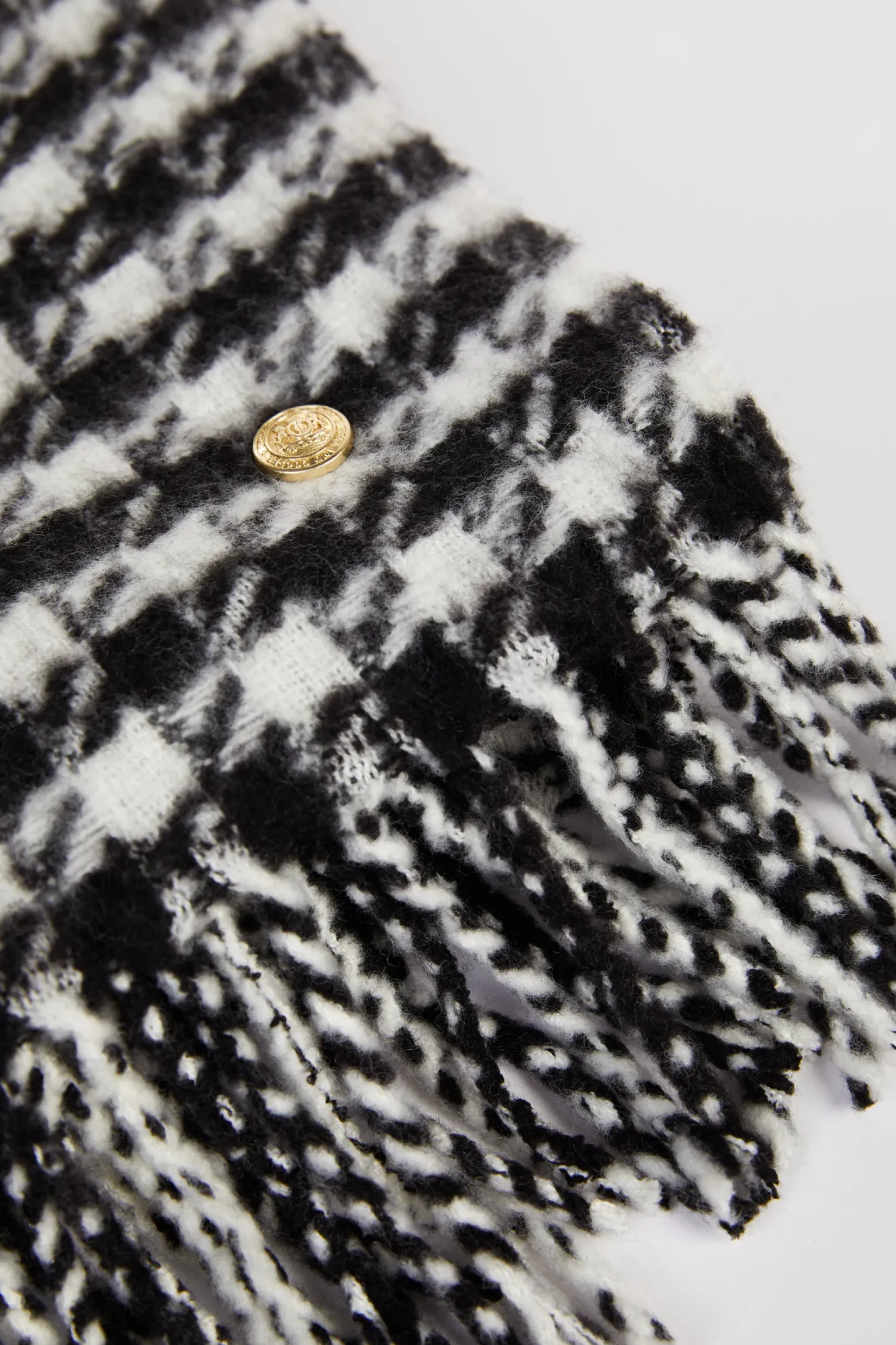 Holland Cooper Gifts For Him|Scarves-HC Chelsea Scarf Houndstooth