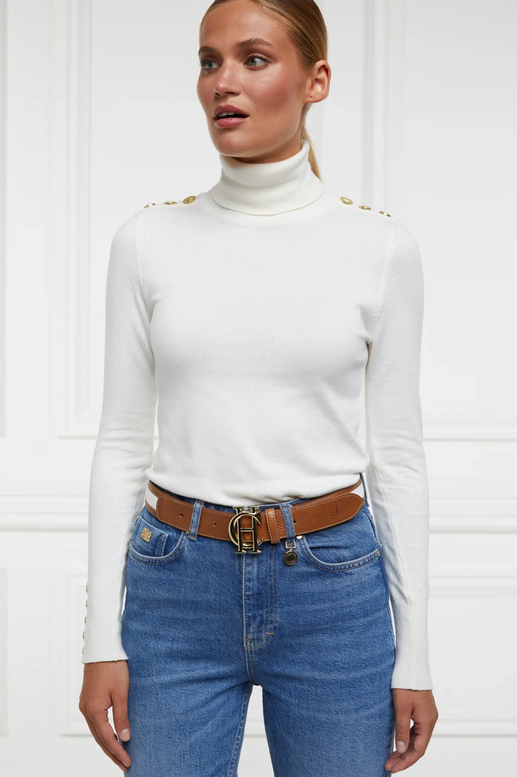 Holland Cooper Bestsellers|Bestsellers-HC Classic Belt Tan Canvas