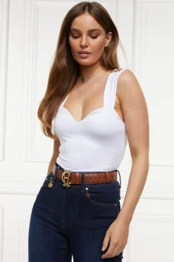 Holland Cooper Belts|Belts-HC Classic Belt Tan Monogram