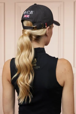 Holland Cooper Headwear|Accessories-HC Equestrian Cap Charcoal