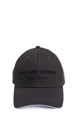 Holland Cooper Headwear|Accessories-HC Equestrian Cap Charcoal