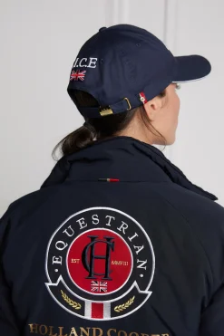 Holland Cooper Headwear|Accessories-HC Equestrian Cap Ink Navy