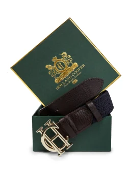 Holland Cooper Belts|Accessories-HC Heritage Belt Ink Navy