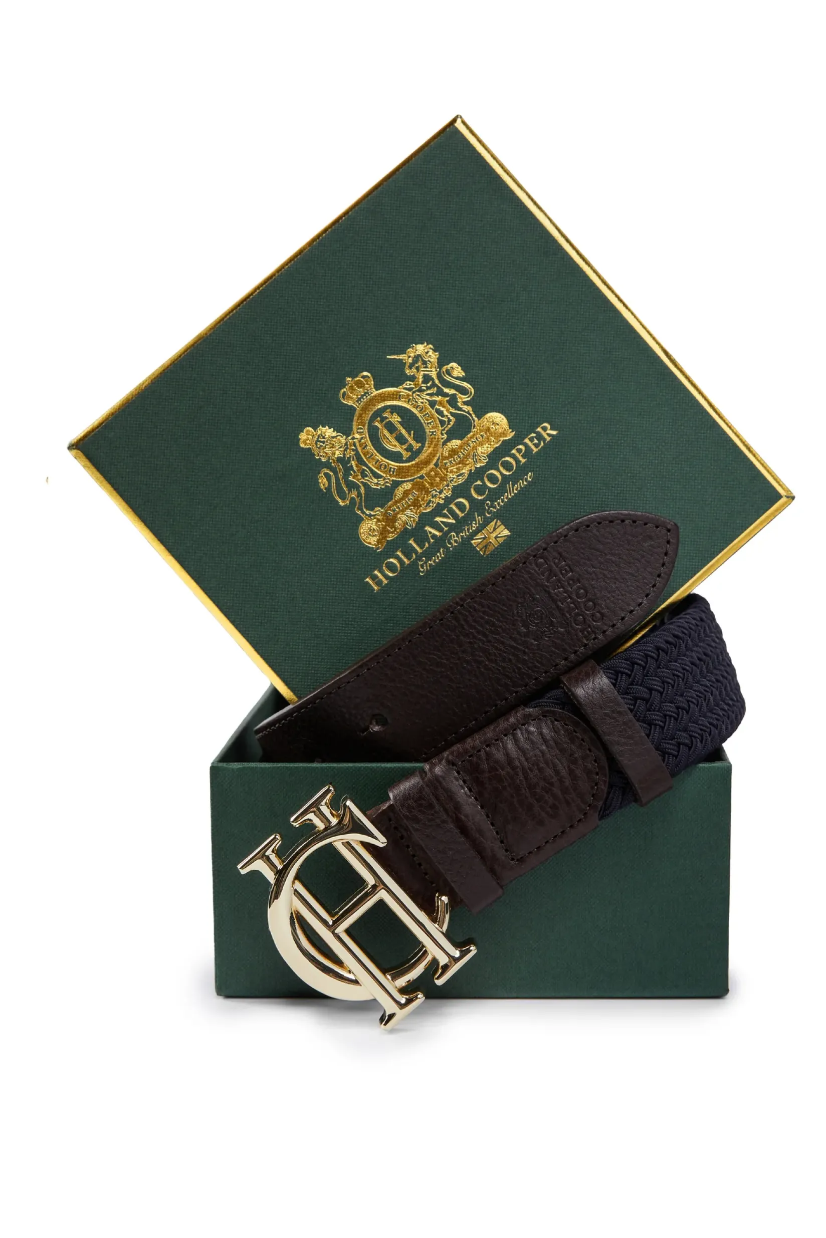Holland Cooper Belts|Accessories-HC Heritage Belt Ink Navy