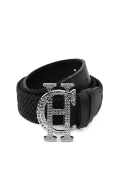 Holland Cooper Belts|Accessories-HC Heritage Belt Black Crystal