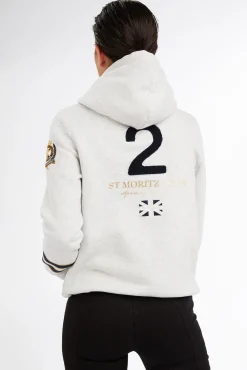 Holland Cooper Hoodies|Equestrian Casualwear-HC Heritage Hoodie Grey