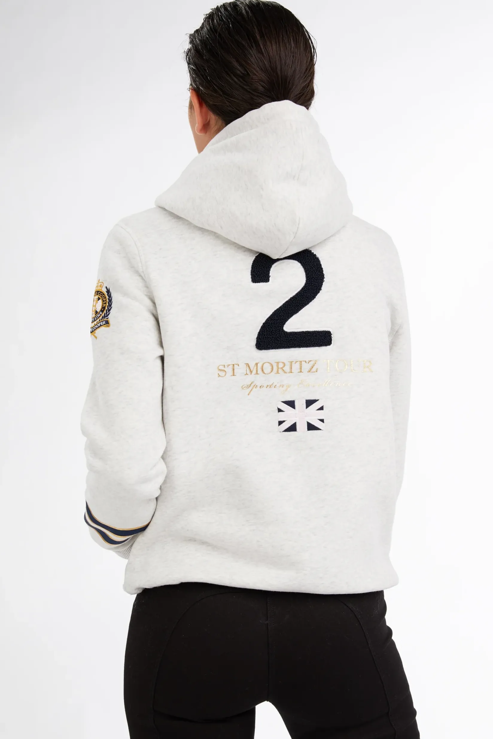 Holland Cooper Hoodies|Equestrian Casualwear-HC Heritage Hoodie Grey
