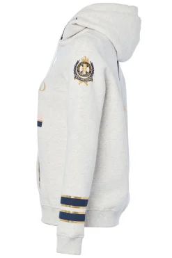 Holland Cooper Hoodies|Equestrian Casualwear-HC Heritage Hoodie Grey