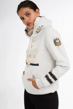 Holland Cooper Hoodies|Equestrian Casualwear-HC Heritage Hoodie Grey
