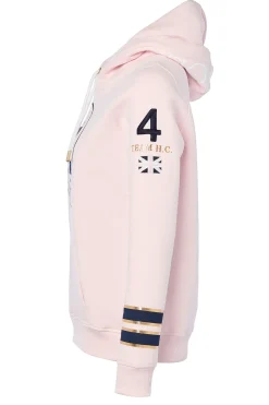 Holland Cooper Hoodies|Equestrian Casualwear-HC Heritage Hoodie Blush Marl